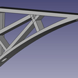 8in_Shelf_Ortho_View.png Strong 8 inch Shelf Bracket