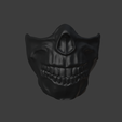 front.png Forever Purge Movie 2021 Scull Mask - STL File. 3 versions - 2 normal and low-poly