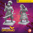Vampire-Daimyo.png Samurai Skeleton Warrior FREE STL