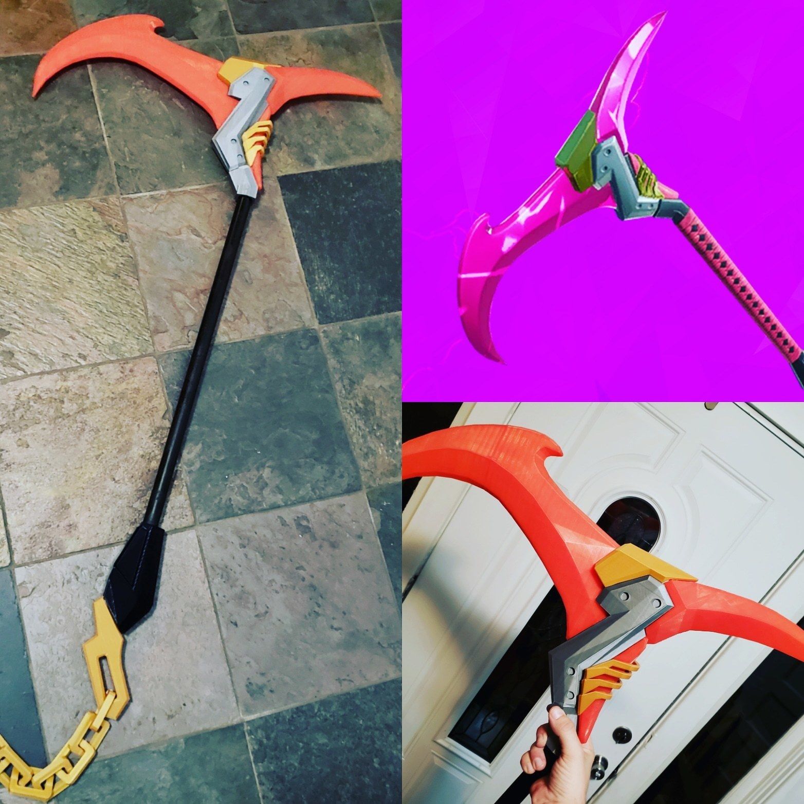 IMG_20181016_201617_191.jpg 3D file Fortnite Rift Edge Pickaxe Cosplay Prop MultiColor・3D printing template to download, ThatJoshGuy