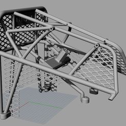cage.jpg Télécharger fichier OBJ Cage à roulettes TRX 6 • Design à imprimer en 3D, 3DThingKing