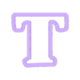 t_Low_case.stl sherk - alphabet font - cookie cutter
