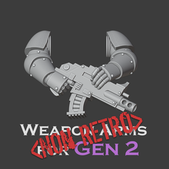00.png 3D-Datei Gen 2 Waffenwaffen (Nicht-Retro-Version) (Ver.1 Update)・3D-Druck-Idee zum Herunterladen, RALCVSAE3D