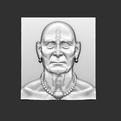 2.jpg Fichier STL Swami Samarth relief modèle 3d・Design pour impression 3D à télécharger