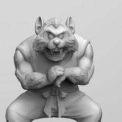 untitled.95.jpg STL file werewolf D.B.Z・3D printer model to download, maballesteros