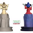 Fantasia-Mickey-Mouse-the-Sorcerer-Stone-Platform-3.jpg Fanart Fantasia Mickey Mouse the Sorcerer Rock and Base