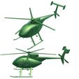 iuieuieauaieaea.jpg MD-500E Defender /  Light Helicopter Hughes MD500 / Hughes MD500 /  helicopter / helicopter stl / military helicopter / cargo helicopter