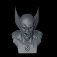 66.jpg STL file Wolverine Bust・Design to download and 3D print