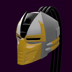 Cyrax-v9.png Cyrax/Sektor Mortal Kombat Cosplay Helmet