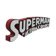 1.png 3D MULTICOLOR LOGO/SIGN - SUPERMAN: In Action Comics (Comic Book)