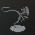 Untitled1.png Воин Ксеноморфа - Статуэтка AVP, сделанная фанатами (Display Scale STL)