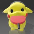 ALEXA_ECHO_DOT_PIKACHU_CANDY.jpg Suporte Alexa Echo Dot 4a e 5a Geração Baby Pikachu Pokemon Multicolorido