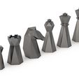 6.jpg Low Poly Chess Set