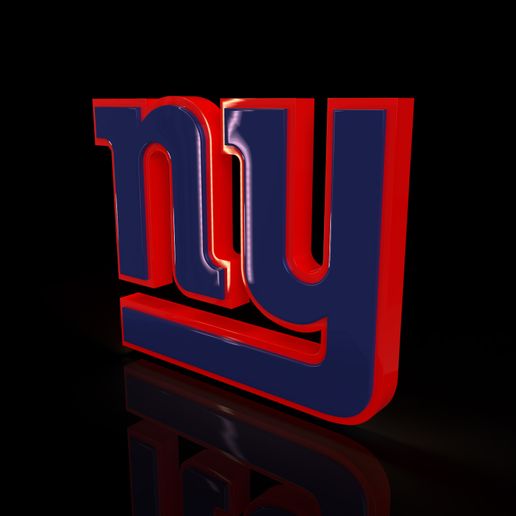 New York Jets NFL Football Team Logo 3D Model