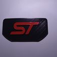 Cubby-with-logo.jpg Fiesta ST Cubby Cover Plate  (MK7)