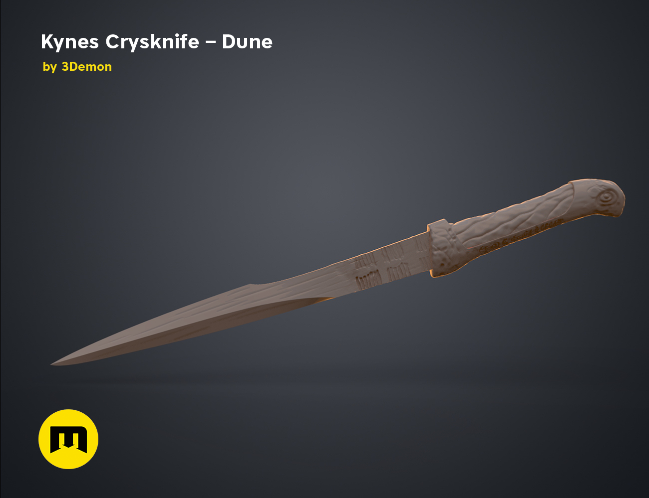 Crysknife-Kynes-Default-5.png file Kynes Crysknife - Dune・Design to download and 3D print, 3D-mon