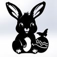 4.jpg Cute Bunny 3, Easter bunny line art, Easter bunny wall art, Easter bunny decor, bunny