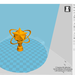 trophée étoile Mario Kart 2.PNG Download free STL file Mario Kart trophy • 3D printer object, Black-Hurricane