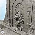 7.jpg Ruined fountain with stairs and sculpted lion (2) - Ancient Classic Old Archaic Historical 28mm 20mm 15mm