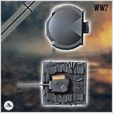 4.jpg Set of bunker and blockhouse for artillery piece with buried Panther Ausf. D turret (23) - Germany Eastern Western Front Normandy Stalingrad Berlin Bulge WWII