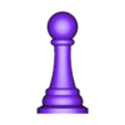 PAWN2.STL Minimalist Chess Pawn Design 2– High Quality 3D Printable STL
