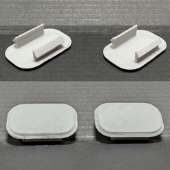 008.png Fichier STL Pièce de rechange 90950-01727. Bouchon de trou de cadre pour voiture Toyota・Objet imprimable en 3D à télécharger