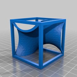 GyroidPatchinCube-50mm.png Fichier STL gratuit Patch gyroïde dans un cube・Design pour imprimante 3D à télécharger
