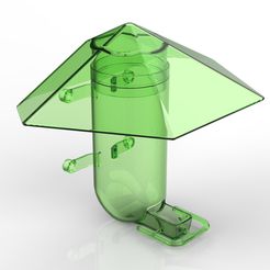 Mangeoire-à-oiseaux.jpg Файл STL Кормушка для птиц - Кормушка для птиц・3D-печатная модель для загрузки