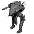 Walker-1-lance-Mystic-Pigeon-gaming-1.jpg Walker Mech Gun Platform (60mm base, space elf proxy)