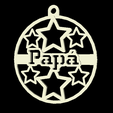 Papá.png Mum and Dad Christmas Decorations