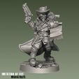 Bounty-Hunter-Render-04.jpg 3D file The Bounty Hunter - Modular Post Apocalyptic Miniature・3D print design to download