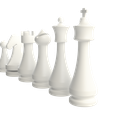 piezas-de-ajedrez.png CHESS PIECES SET X 6 PIECES PAWN BISHOP ROOK KING QUEEN KNIGHT KNIGHT BOARD SET