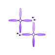 rotor and leg connectors.stl Shower toy- Helicopter
