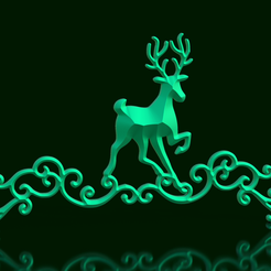 Renos-II.png Reindeer Ornament - Holiday Season II