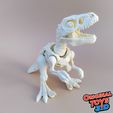 4.jpg Velociraptor Skeleton Articulated/Flexi
