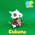 1.jpg Flexi Cubone Pokemon - MultiColor - Print In Place