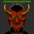 01.jpg Cyber Samurai Hannya Mask - Japanese Ghost Mask