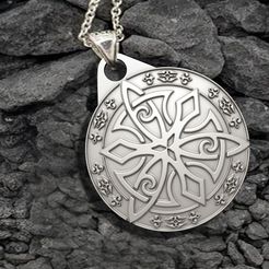 Circassian-ornaments05.jpg Fichier STL Ornements circassiens Pendentif・Plan pour impression 3D à télécharger