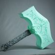 IMG_0244.jpg Fichier 3D God of War Thor's Hammer Digital STL/3MF 3D Printing File for Cosplay LED COMPATIBLE・Plan pour imprimante 3D à télécharger