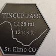 20230823_155638_HDR.jpg Maverick's Trail Badge Hexagon Tin Cup pass TinCup St Elmo Colorado