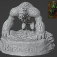 05-01-2024-21-20-57.png 3D MODEL STL FILE Druid Bear World Of Warcraft (3d Print With Supports)