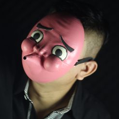 3D print Hotaru Haganezuka Hyottoko Mask Demon slayer kimetsu no yaiba 3D  print model • made with creality cr10 v3・Cults