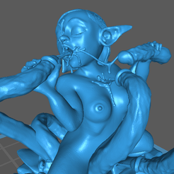 05.png Free STL file Goblin Girl naughty Gardener 5of5 re-up・3D printable model to download