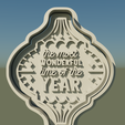Wonderful-Time-of-the-Year2m.png "The Most Wonderful Time of The Year" Cookie Cutter and Stamps - Festive Joy Unleashed!
