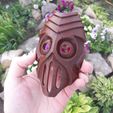 1.jpg STL file Lava mask・3D printer design to download