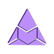 Triangle_Hexagon_Ver2_50mm.stl Triangle to Hexagon Dissections, Math