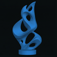 Organic-Sculpture-blue.png Decorative organic sculpture
