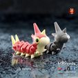 articulated-wurmple-copy.jpg Articulated Wurmple + Multimaterial ready