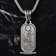 cartouche-B-upgate-G-06.jpg Ancient Egyptian Cartouche Pendant M01