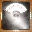 2.jpg Keep Out - Come  In Door  Sign